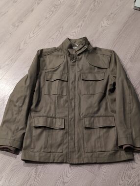 Life After Denim Olive Green Military Field Jacket